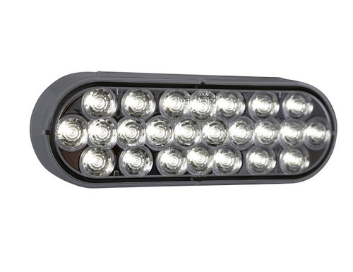 5626325 - 6 Inch Clear Oval Backup Light With 24 LEDs (Sold in Multiples of 10)