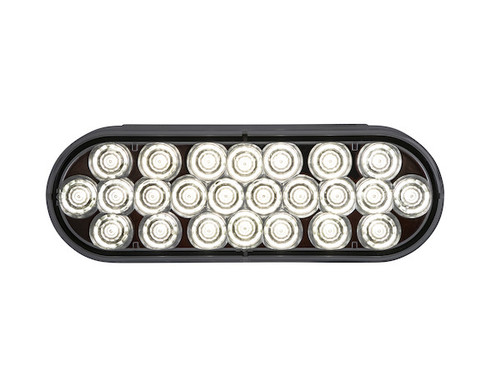 5626325 - 6 Inch Clear Oval Backup Light With 24 LEDs (Sold in Multiples of 10)