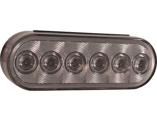 5626356 - Bulk 6 Inch Clear Oval Backup Light With 6 LEDs