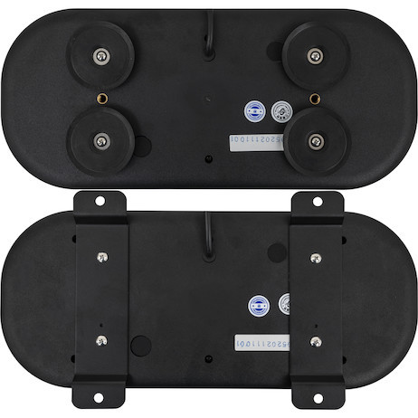 8891161 - Class 1 Low Profile Oval LED Mini Light Bar - Amber/Blue