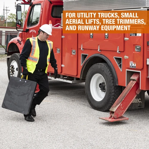 OP24X24P - High Density Poly Outrigger Pad - 24 x 24 x 1 Inch