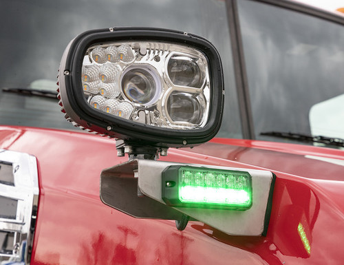 MCA LED Heated Snow Plow Head Light Kit, Low Profile Dual Mount, 1312100 Style
