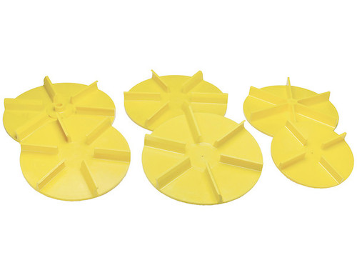 1308900 - SAM Universal Yellow Poly Replacement Spinner 18 Inch Diameter Counter-Clockwise