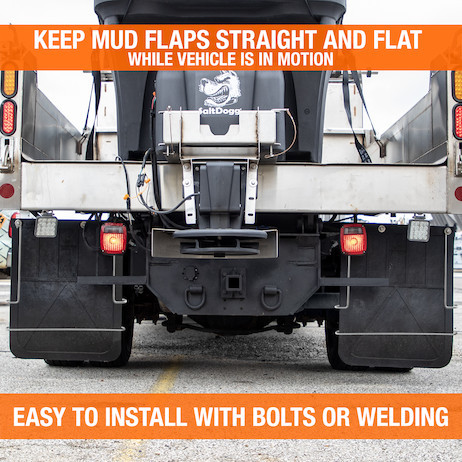 405SS - Stainless Steel Anti-Sail Brackets for Use With 24-Inch-Wide Mud Flaps (Pair)