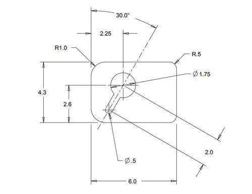 TGBE6438 - Stainless Steel Banjo Eye for 3/8 Chain - 4-5/16 x 6 Inch TGBE6438 - Stainless Steel Banjo Eye for 3/8 Chain - 4-5/16 x 6 Inch