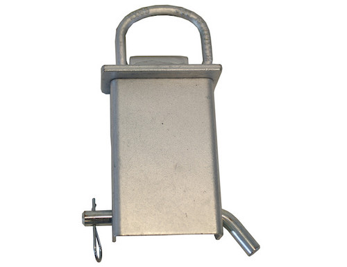 B28SPZ - Stake Pocket 3/8 Inch Forged D-Ring with 2 Inch ID, Zinc-Coated B28SPZ - Stake Pocket 3/8 Inch Forged D-Ring with 2 Inch ID, Zinc-Coated