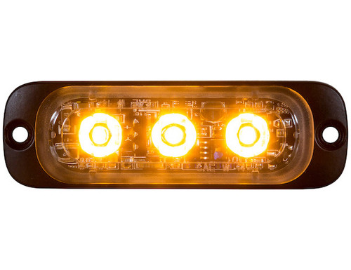 8892300 - Thin 3.5 Inch Amber Strobe Light