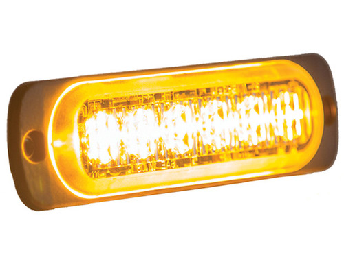 8891900 - Thin 4.5 Inch Amber Horizontal LED Strobe Light