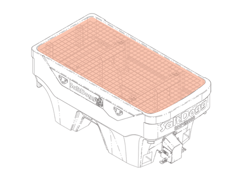 3034599 - Replacement Top Screen for SaltDogg® PRO2000 & SHPE2000 Spreader (2020 & Newer)