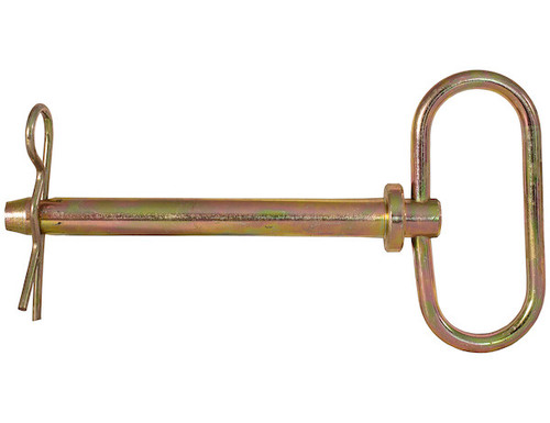 66130 - Yellow Zinc Plated Hitch Pins - 1-1/8 Diameter x 6-1/4 Inch Usable Length