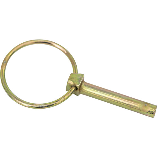 66006 - Yellow Zinc Plated Linch Pin - 5/16 Diameter x 1-3/4 Inch Long with Ring