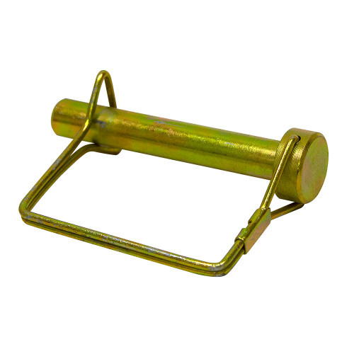66073 - Snapper Pin - 1/2in Diameter x 2-1/2in Usable Length, Yellow Zinc Plated