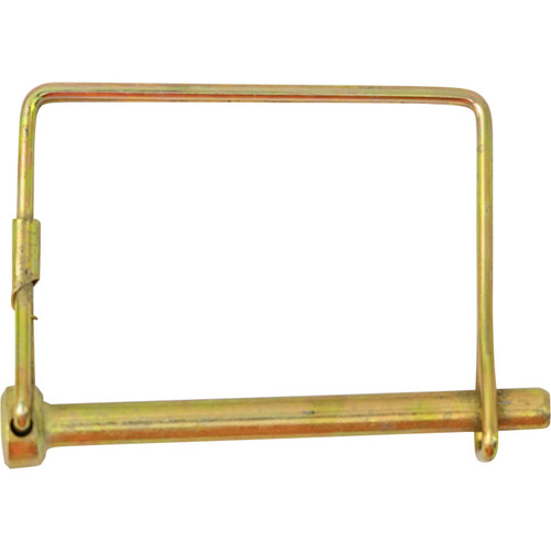 66066 - Snapper Pin - 1/4in Diameter x 3in Usable Length, Yellow Zinc Plated