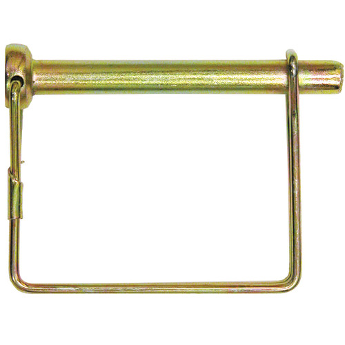 66070 - Snapper Pin - 1/4in Diameter x 3-1/2in Usable Length, Yellow Zinc Plated