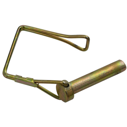 66056 - Snapper Pin - 3/8in Diameter x 1-1/2in Usable Length, Yellow Zinc Plated
