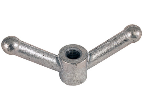 WN5811Z - Zinc Plated Wing Nut Clamp Handle with 5/8-11 Full Thread - 5.5 x  2.38 Inch Tall