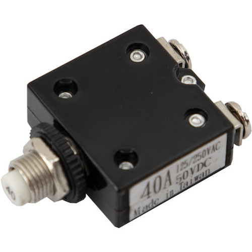 3014119 - Circuit Breaker, 40 AMP, Manual Reset Push