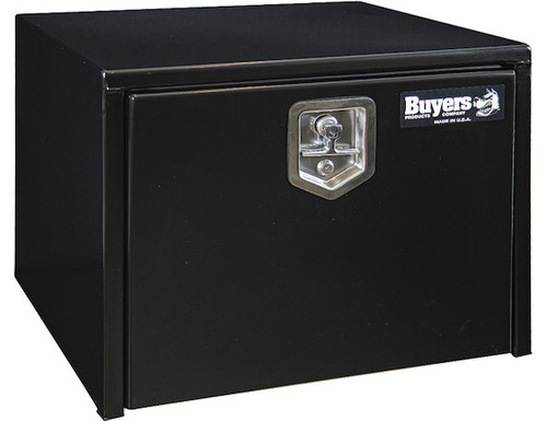 1703310 - 15x10x15 Inch Black Steel Underbody Truck Box with T-Handle