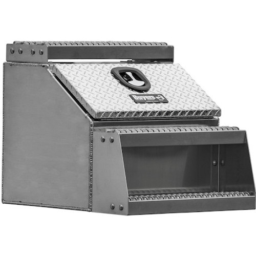 1705183 - 24x28x30 Inch Heavy Duty Diamond Tread Aluminum Step Box