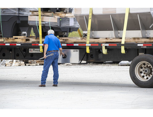 1705410 - 18x18x48 Inch Pro Series Smooth Aluminum Underbody Truck Box - Double Barn Door,®3-Point Compression Latch