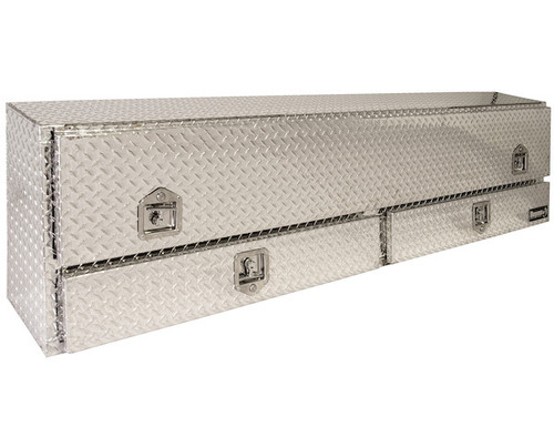 1705651 - 88 Inch Diamond Tread Aluminum Contractor Truck Box With Drawers