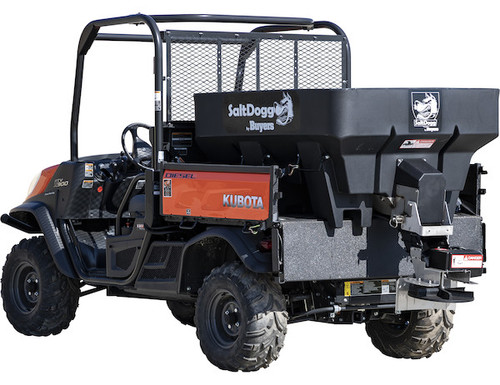 SHPE0750X - SaltDogg® 0.75 Cubic Yard Electric Black Poly Hopper Spreader - Extended Chute SHPE0750X - SaltDogg® 0.75 Cubic Yard Electric Black Poly Hopper Spreader - Extended Chute