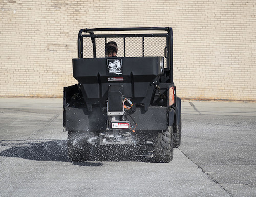 SHPE0750X - SaltDogg® 0.75 Cubic Yard Electric Black Poly Hopper Spreader - Extended Chute SHPE0750X - SaltDogg® 0.75 Cubic Yard Electric Black Poly Hopper Spreader - Extended Chute