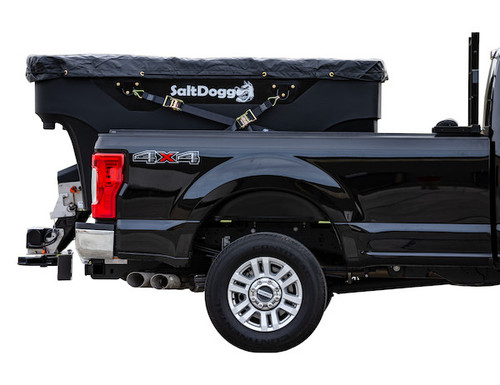 SHPE2000X - SaltDogg® 2.0 Cubic Yard Electric Black Poly Hopper Spreader - Extended Chute SHPE2000X - SaltDogg® 2.0 Cubic Yard Electric Black Poly Hopper Spreader - Extended Chute