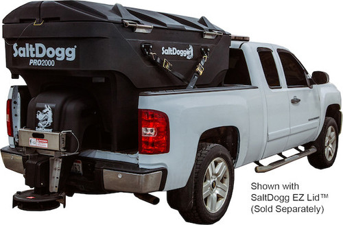 PRO2000 - SaltDogg® PRO2000 2.0 Cubic Yard Electric Poly Hopper Spreader - Auger
