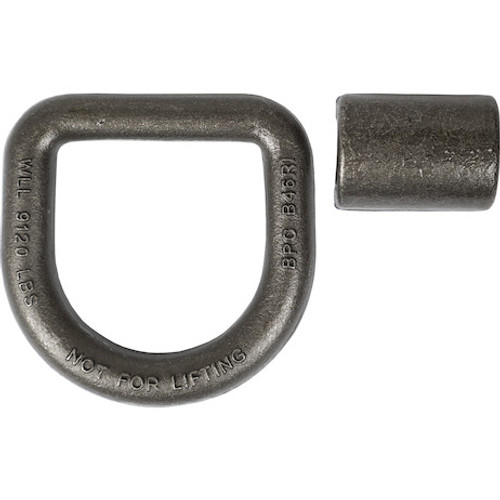 B46PKGD - D-RING,3/4in dia 3in X 3in FORGED W/BRKT