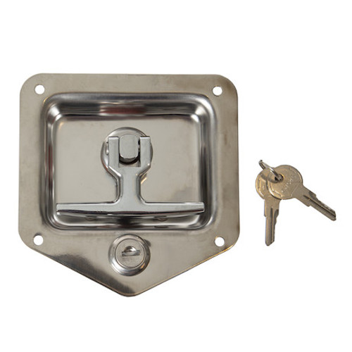 L883501 - Stainless Steel 3-Point T-Handle Latch (Latch Only, No Rods)