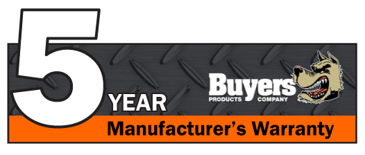 Buyers Products 5 Year Warranty Badge