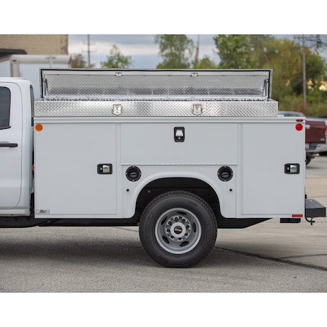 Diamond Tread Service Body Topper Tool Box Series