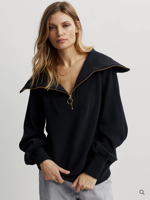 VA SWEATSHIRT VINE HALF ZIP OVERSIZED ASSORTED COLORS