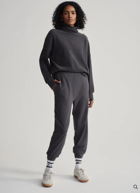 BRUSHED RIB SLIM CUFF 25" PANT
