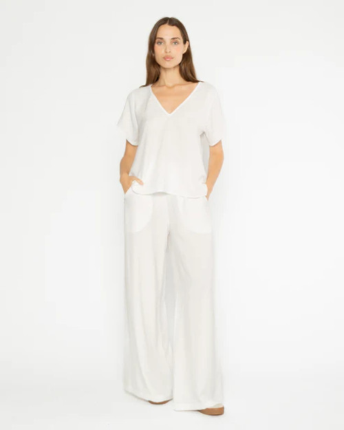 SATIN CREPE YACHT PANT