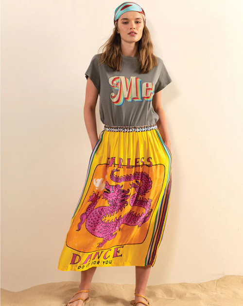 ALEXA SKIRT - FEARLESS DANCE PRINT