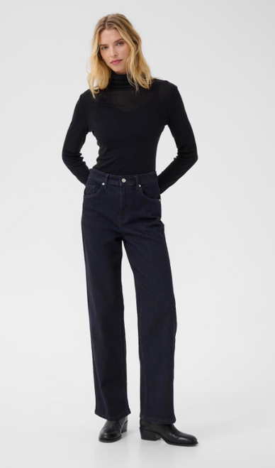 SIMONA BLUE RINSE WIDE LEG JEAN