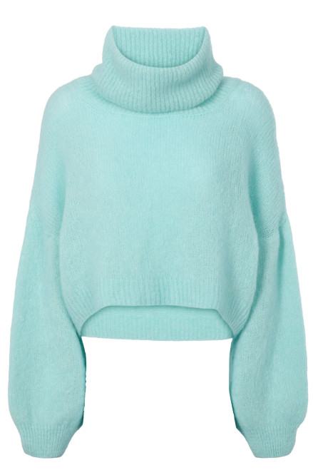 ANDREA ROLLNECK CROPPED SWEATER