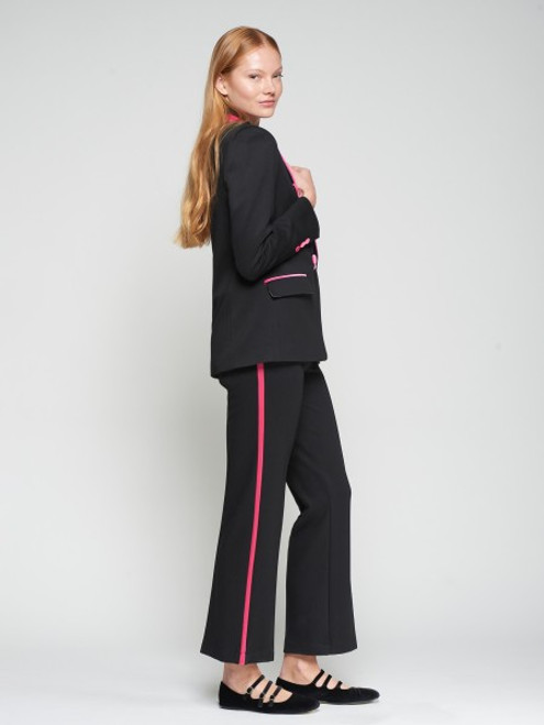 TATIANA STRETCH BLACK TROUSER
