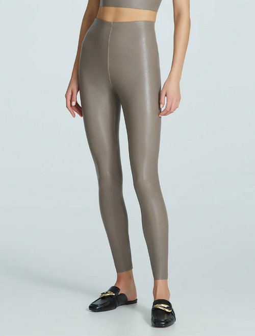FAUX LEATHER LEGGING - ASH