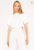 SHORT SLEEVE PONTE KNIT TEE - IVORY