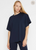 OVERSIZED KNIT TOP - NAVY, BLACK PONTE KNIT