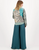 ANNIE WIDE LEG PANT IN EMERALD GREEN