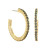 GLITTER HOOPS - ASSORTED STONES