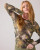 SU T SHIRT LS FADED PRINT ARMY GREEN