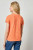 V NECK BACK SEAM T SHIRT