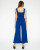 PONTE KNIT WIDE LEG TANK STYLE JUMPSUIT - BLUE, BLACK, IVORY