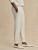 SLIM CUFF PANT (25) - IVORY MARL