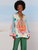 ME BLOUSE MIA TIE COLLAR TIGER PRINT 